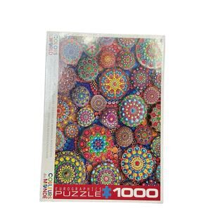 Eurographics 1000 Pcs.Jigsaw Puzzle Thai Mosaics Vibrant Colors of the World New